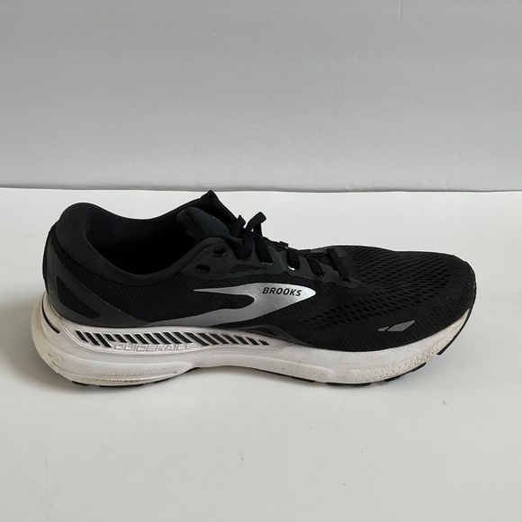 Brooks Adrenaline GTS 23 Shoes Mens 11.5 Black White Silver Road Jogging Support main image 11
